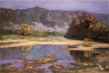 マスカタック印象派インディアナ州の風景セオドア クレメント スティール川 Oil Paintings